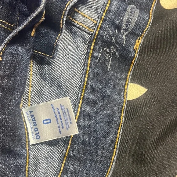 Old Navy Dark Blue Jean Shorts - Picture 3 of 3